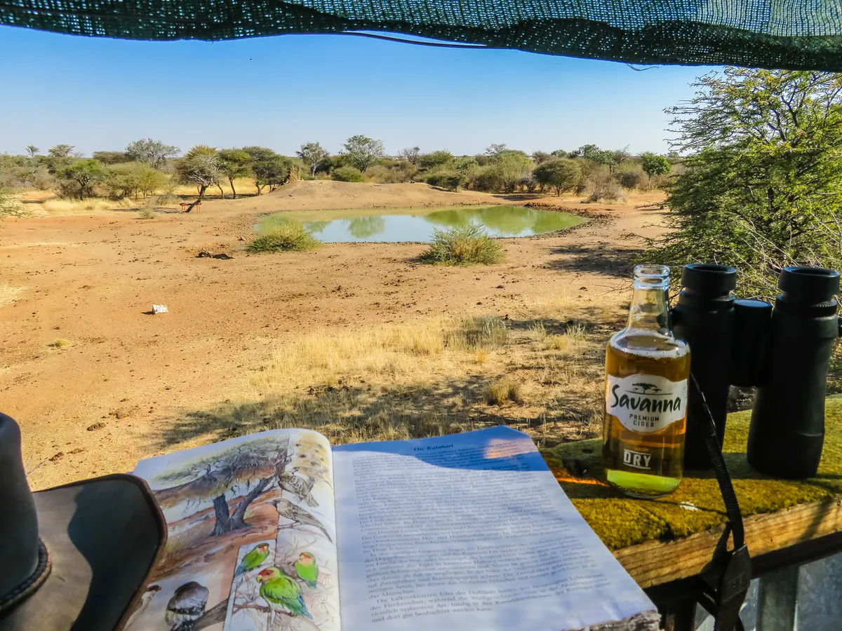 Birdwatching at the waterhole